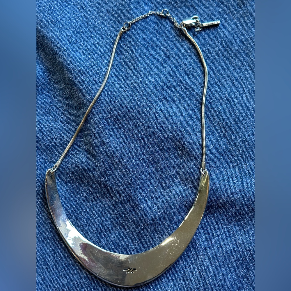 Silver Metal Collar Necklace by Kenneth Cole New York necklace Cowgirl, … - Picture 2 of 5